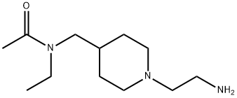 N-[1-(2-AMino-ethyl)-piperidin-4-ylMethyl]-N-ethyl-acetaMide 结构式