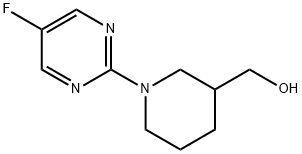 [1-(5-Fluoro-pyrimidin-2-yl)-piperidin-3-yl]-methanol Structure