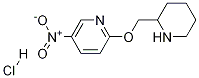 5-硝基-2-(哌啶-2-基甲氧基)-吡啶盐酸盐, , 结构式