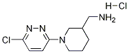 [1-(6-Chloro-pyridazin-3-yl)-piperidin-3-yl]-methyl-amine hydrochloride Struktur