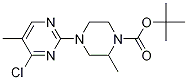 4-(4-Chloro-5-methyl-pyrimidin-2-yl)-2-methyl-piperazine-1-carboxylic acid tert-butyl ester price.