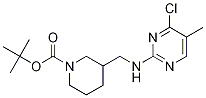 3-[(4-Chloro-5-methyl-pyrimidin-2-ylamino)-methyl]-piperidine-1-carboxylic acid tert-butyl ester Struktur