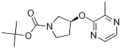 (S)-3-(3-Methyl-pyrazin-2-yloxy)-pyrrolidine-1-carboxylic acid tert-butyl ester Structure