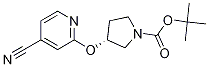 (R)-3-(4-氰基-吡啶-2-基氧基)-吡咯烷-1-羧酸叔丁基酯,1289585-40-5,结构式