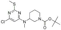 3-[(6-Chloro-2-methylsulfanyl-pyrimidin-4-yl)-methyl-amino]-piperidine-1-carboxylic acid tert-butyl ester price.