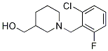 1-(2-氯-6-氟-苄基)-哌啶-3-基]-甲醇,,结构式