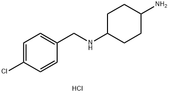 N-(4-Chloro-benzyl)-cyclohexane-1,4-diamine hydrochloride Structure