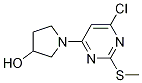 1-(6-Chloro-2-methylsulfanyl-pyrimidin-4-yl)-pyrrolidin-3-ol,1261232-21-6,结构式