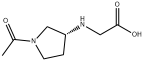 ((R)-1-Acetyl-pyrrolidin-3-ylaMino)-acetic acid Structure