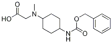 (1R,4R)-[(4-BenzyloxycarbonylaMino-cyclohexyl)-Methyl-aMino]-acetic acid 化学構造式