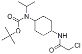 (1R,4R)-[4-(2-Chloro-acetylaMino)-cyclohexyl]-isopropyl-carbaMic acid tert-butyl ester Struktur