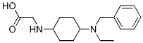 (1R,4R)-[4-(Benzyl-ethyl-aMino)-cyclohexylaMino]-acetic acid 化学構造式