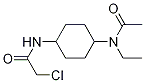 (1R,4R)-N-[4-(Acetyl-ethyl-aMino)-cyclohexyl]-2-chloro-acetaMide 化学構造式