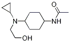 (1R,4R)-N-{4-[Cyclopropyl-(2-hydroxy-ethyl)-aMino]-cyclohexyl}-acetaMide,,结构式