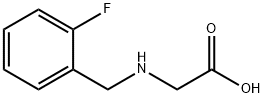 (2-氟苄基)甘氨酸 结构式