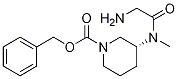 (R)-3-[(2-AMino-acetyl)-Methyl-aMino]-piperidine-1-carboxylic acid benzyl ester,1353999-36-6,结构式