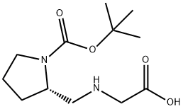 (S)-2-[(CarboxyMethyl-aMino)-Methyl]-pyrrolidine-1-carboxylic acid tert-butyl ester|