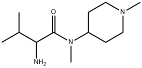 (S)-2-AMino-3,N-diMethyl-N-(1-Methyl-piperidin-4-yl)-butyraMide,1290760-81-4,结构式