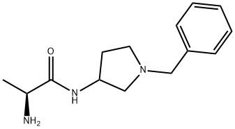 (S)-2-AMino-N-(1-benzyl-pyrrolidin-3-yl)-propionaMide,1290231-79-6,结构式