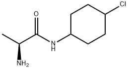 (S)-2-AMino-N-(4-chloro-cyclohexyl)-propionaMide,1354019-69-4,结构式