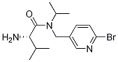 (S)-2-AMino-N-(6-broMo-pyridin-3-ylMethyl)-N-isopropyl-3-Methyl-butyraMide,1353996-01-6,结构式