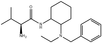 (S)-2-AMino-N-[2-(benzyl-ethyl-aMino)-cyclohexyl]-3-Methyl-butyraMide Structure