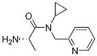 (S)-2-AMino-N-cyclopropyl-N-pyridin-2-ylMethyl-propionaMide Structure