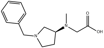 [((S)-1-Benzyl-pyrrolidin-3-yl)-Methyl-aMino]-acetic acid Structure