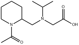 [(1-Acetyl-piperidin-2-ylMethyl)-isopropyl-aMino]-acetic acid Struktur