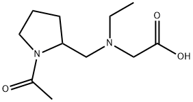 [(1-Acetyl-pyrrolidin-2-ylMethyl)-ethyl-aMino]-acetic acid 结构式