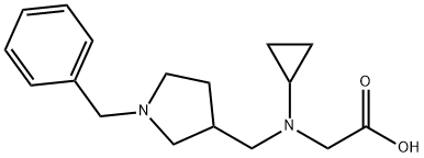[(1-Benzyl-pyrrolidin-3-ylMethyl)-cyclopropyl-aMino]-acetic acid|