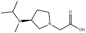 [(S)-3-(Isopropyl-Methyl-aMino)-pyrrolidin-1-yl]-acetic acid Structure