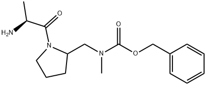 [1-((S)-2-AMino-propionyl)-pyrrolidin-2-ylMethyl]-Methyl-carbaMic acid benzyl ester,1354029-31-4,结构式