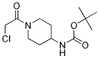 [1-(2-Chloro-acetyl)-piperidin-4-yl]-carbaMic acid tert-butyl ester Struktur