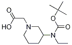 [3-(tert-Butoxycarbonyl-ethyl-aMino)-piperidin-1-yl]-acetic acid 结构式
