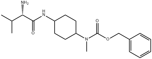 [4-((S)-2-AMino-3-Methyl-butyrylaMino)-cyclohexyl]-Methyl-carbaMic acid benzyl ester Structure