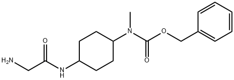 [4-(2-AMino-acetylaMino)-cyclohexyl]-Methyl-carbaMic acid benzyl ester Structure