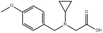 [Cyclopropyl-(4-Methoxy-benzyl)-aMino]-acetic acid|N-环丙基-N-(4-甲氧基苄基)甘氨酸