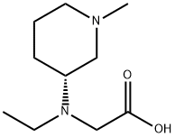[Ethyl-((R)-1-Methyl-piperidin-3-yl)-aMino]-acetic acid,1354002-64-4,结构式