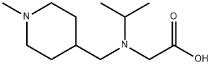 [Isopropyl-(1-Methyl-piperidin-4-ylMethyl)-aMino]-acetic acid,1353960-39-0,结构式