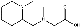 [Methyl-(1-Methyl-piperidin-2-ylMethyl)-aMino]-acetic acid Struktur