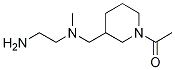 1-(3-{[(2-AMino-ethyl)-Methyl-aMino]-Methyl}-piperidin-1-yl)-ethanone,1353984-68-5,结构式