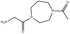 1-(4-Acetyl-[1,4]diazepan-1-yl)-2-aMino-ethanone,1250695-52-3,结构式