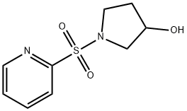 1-(吡啶-2-磺酰基)-吡咯烷-3-醇,1353947-28-0,结构式