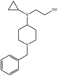 2-[(1-Benzyl-piperidin-4-yl)-cyclopropyl-aMino]-ethanol Structure
