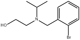 2-[(2-BroMo-benzyl)-isopropyl-aMino]-ethanol 化学構造式