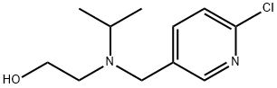 2-[(6-Chloro-pyridin-3-ylMethyl)-isopropyl-aMino]-ethanol Struktur