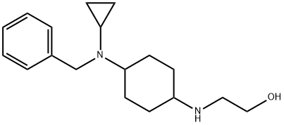 2-[4-(Benzyl-cyclopropyl-aMino)-cyclohexylaMino]-ethanol,1353967-28-8,结构式