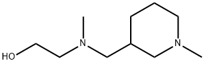 2-[Methyl-(1-Methyl-piperidin-3-ylMethyl)-aMino]-ethanol Struktur