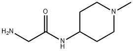 2-氨基-N-(1-甲基-哌啶-4-基)-乙酰胺 结构式